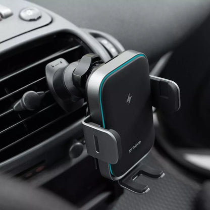 Автомобільний тримач Podarynok V Avto™ з бездротовим зарядним пристроєм Proove Triple Clamp Pro 15W